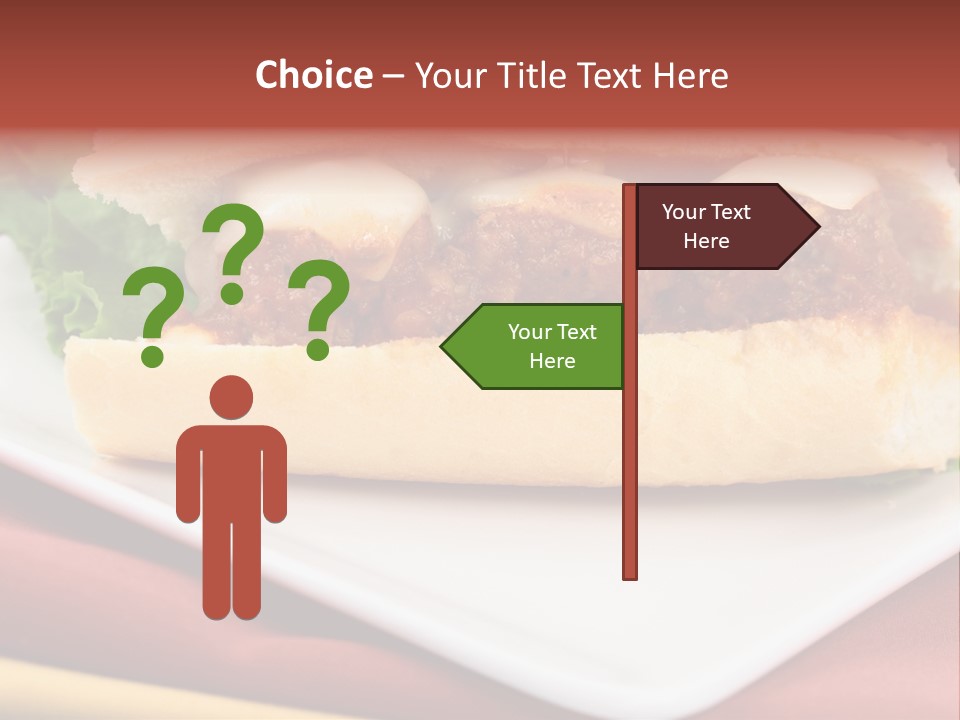 Meatballs Sandwich Aromatic Italian Recipe Perfect And Exquisite PowerPoint Template