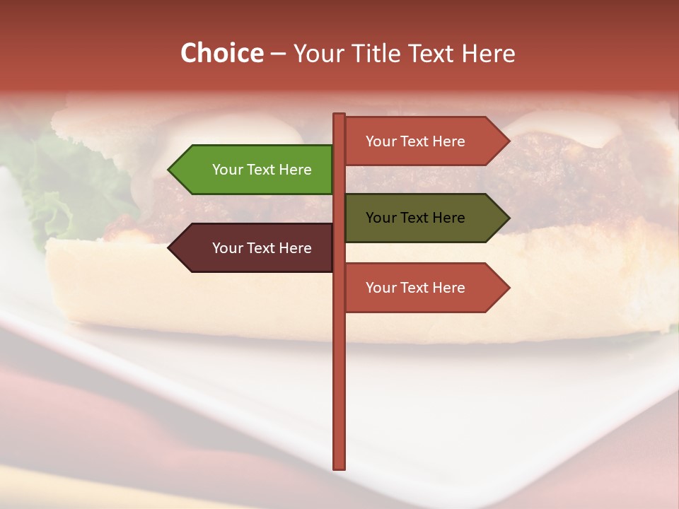 Meatballs Sandwich Aromatic Italian Recipe Perfect And Exquisite PowerPoint Template