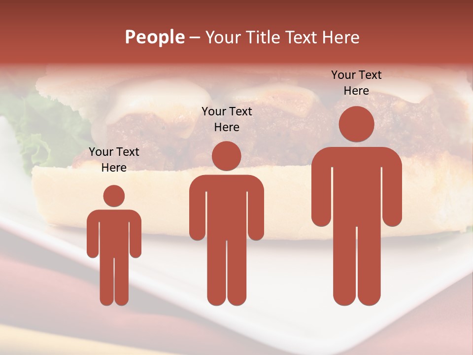 Meatballs Sandwich Aromatic Italian Recipe Perfect And Exquisite PowerPoint Template