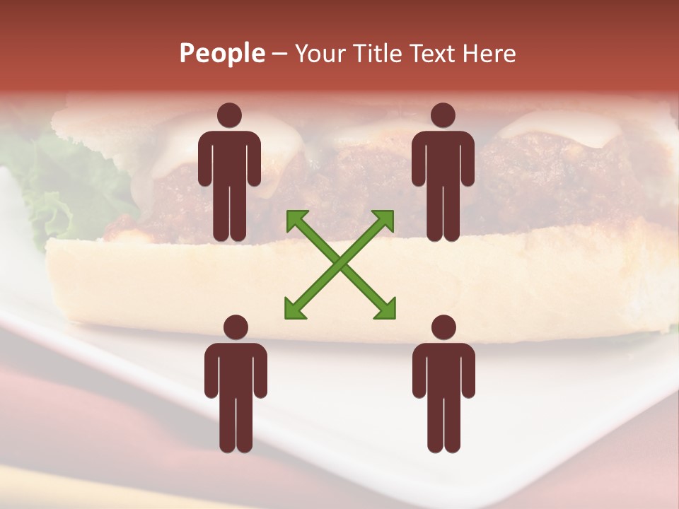 Meatballs Sandwich Aromatic Italian Recipe Perfect And Exquisite PowerPoint Template