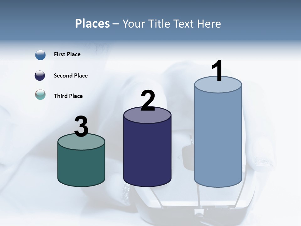 A Person Holding A Computer Mouse In Their Hand PowerPoint Template