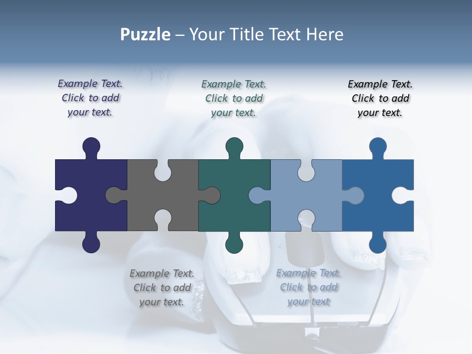 A Person Holding A Computer Mouse In Their Hand PowerPoint Template