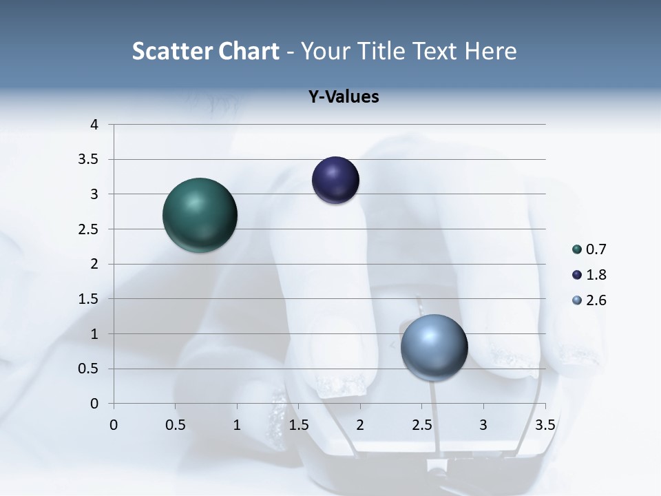 A Person Holding A Computer Mouse In Their Hand PowerPoint Template