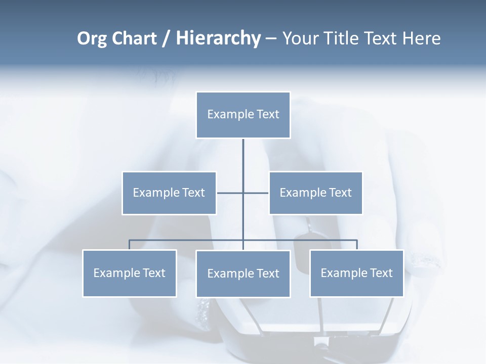 A Person Holding A Computer Mouse In Their Hand PowerPoint Template