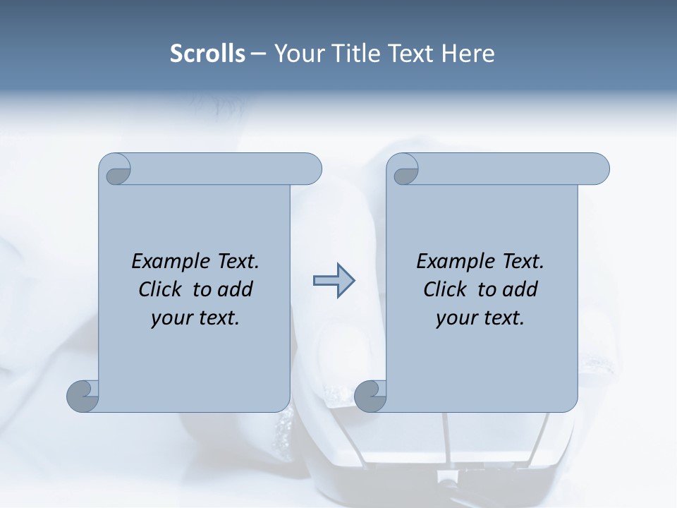 A Person Holding A Computer Mouse In Their Hand PowerPoint Template