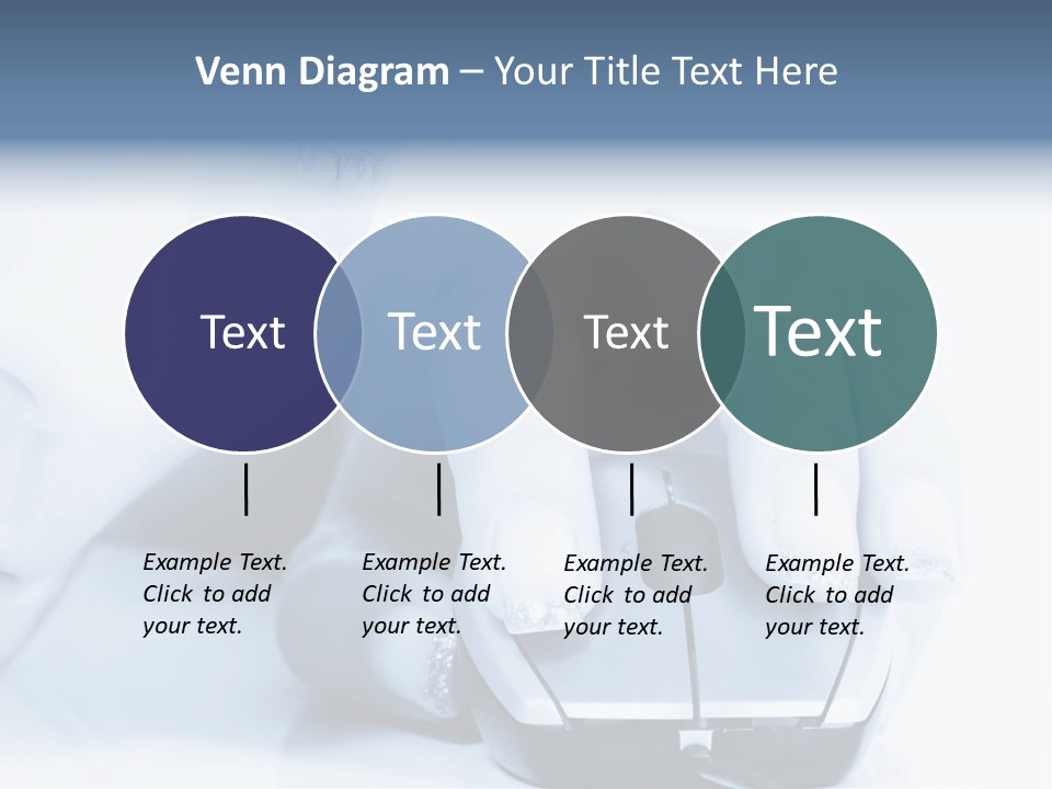 A Person Holding A Computer Mouse In Their Hand PowerPoint Template