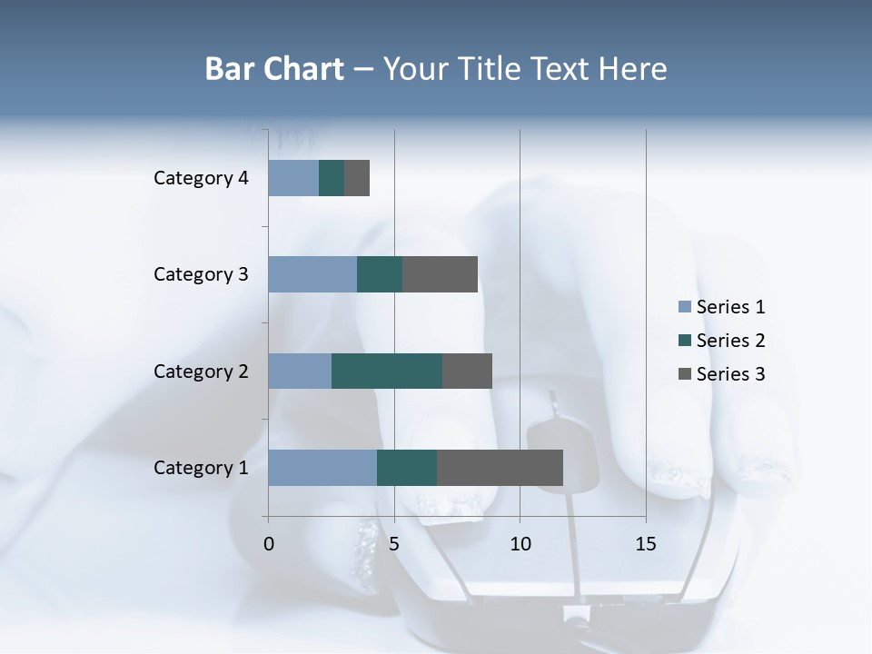 A Person Holding A Computer Mouse In Their Hand PowerPoint Template