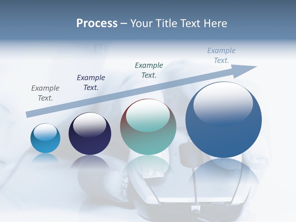 A Person Holding A Computer Mouse In Their Hand PowerPoint Template