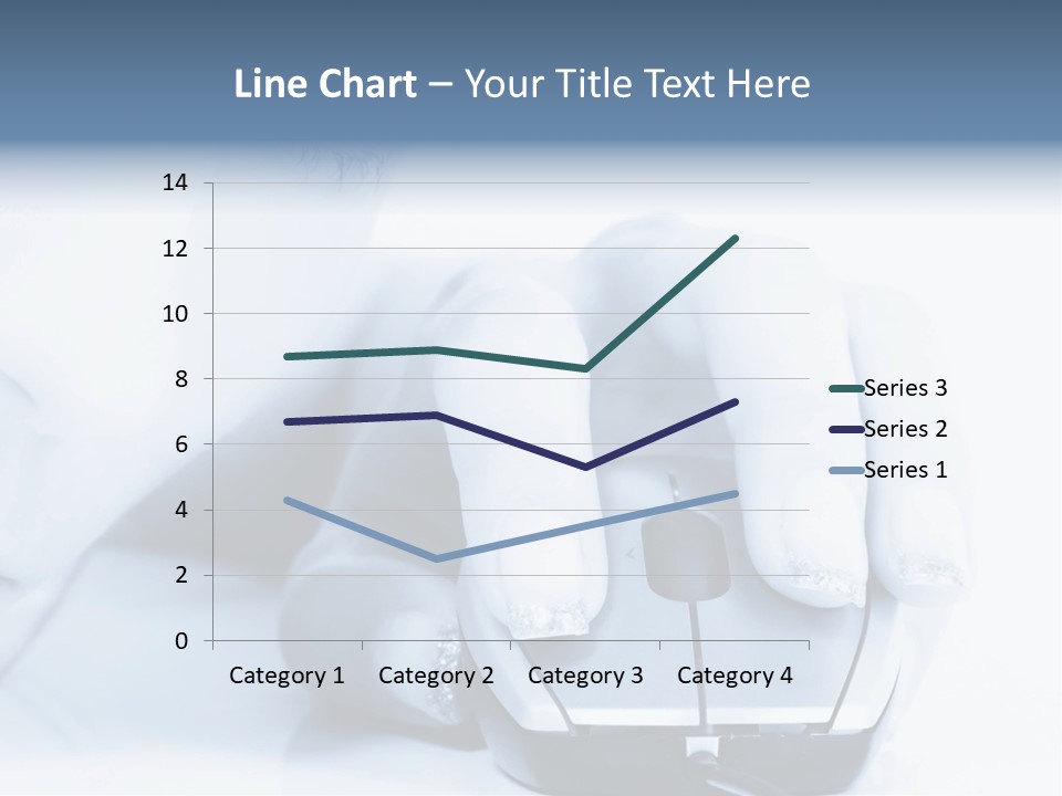 A Person Holding A Computer Mouse In Their Hand PowerPoint Template