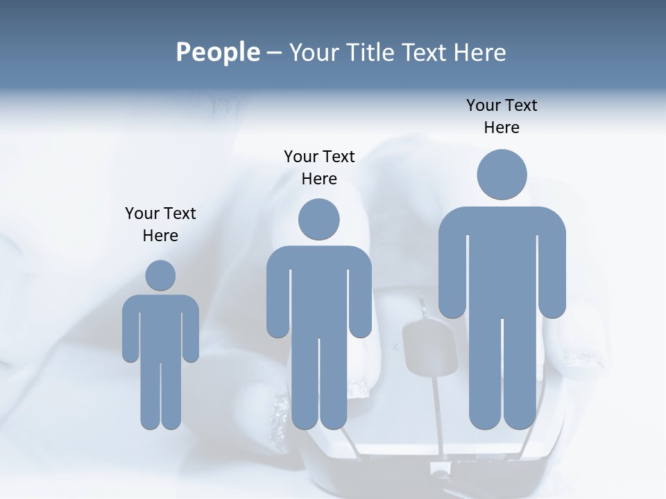 A Person Holding A Computer Mouse In Their Hand PowerPoint Template