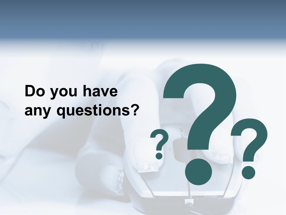 A Person Holding A Computer Mouse In Their Hand PowerPoint Template