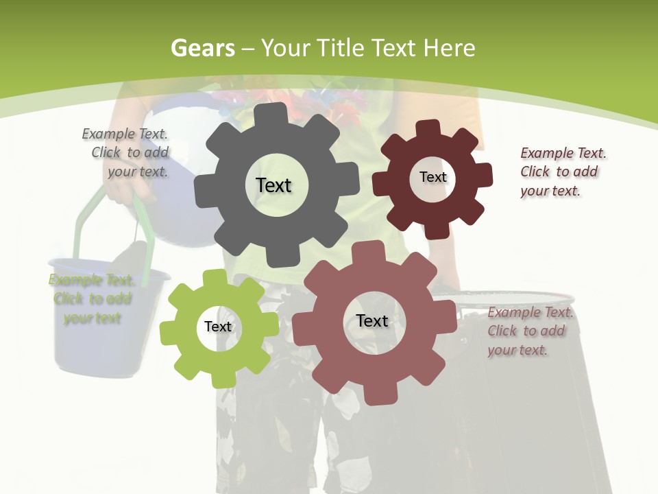 This Boy Is Ready To Go On Summer Vacation. PowerPoint Template