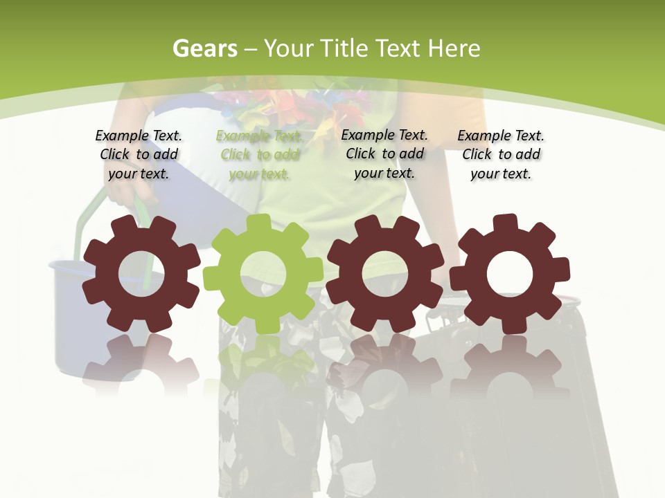 This Boy Is Ready To Go On Summer Vacation. PowerPoint Template