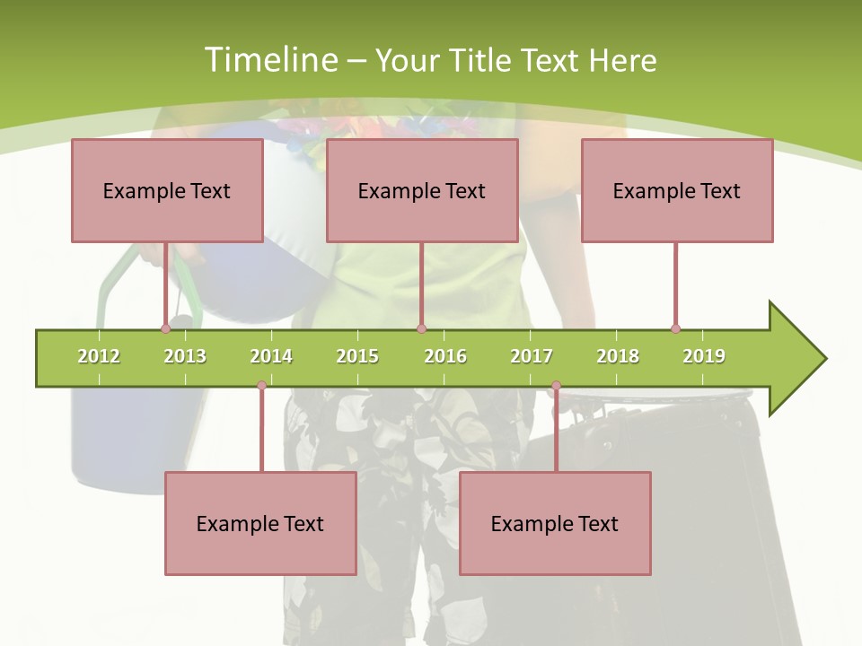 This Boy Is Ready To Go On Summer Vacation. PowerPoint Template