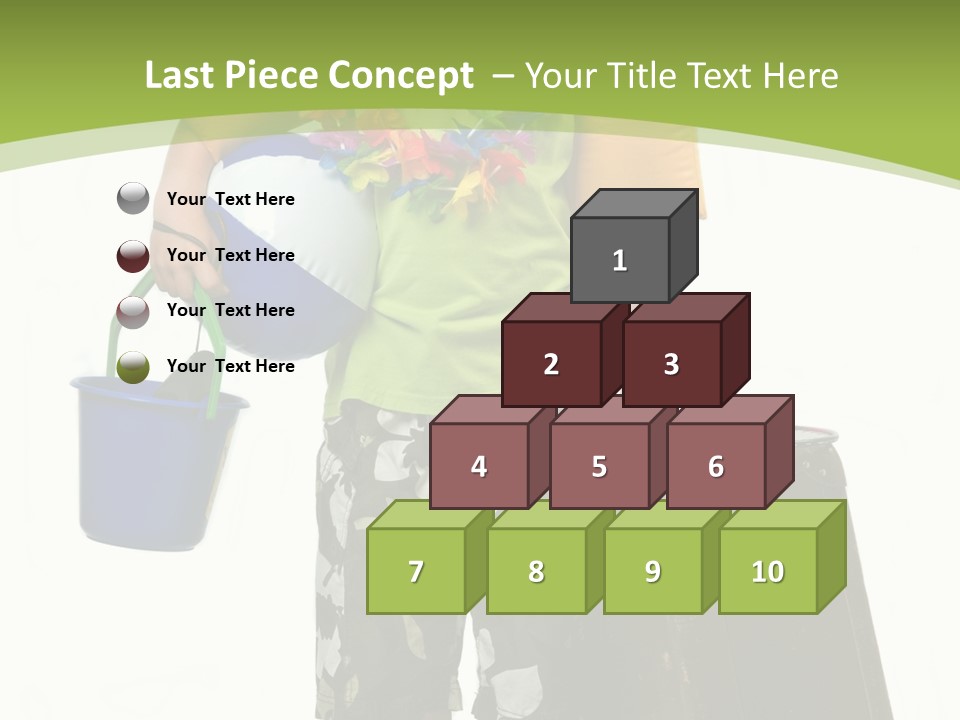 This Boy Is Ready To Go On Summer Vacation. PowerPoint Template