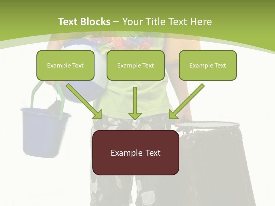 This Boy Is Ready To Go On Summer Vacation. PowerPoint Template