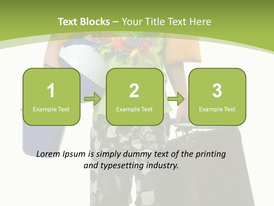 This Boy Is Ready To Go On Summer Vacation. PowerPoint Template