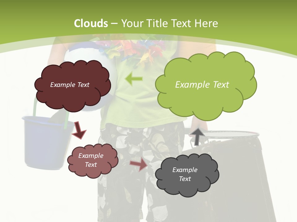 This Boy Is Ready To Go On Summer Vacation. PowerPoint Template