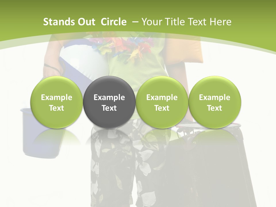 This Boy Is Ready To Go On Summer Vacation. PowerPoint Template