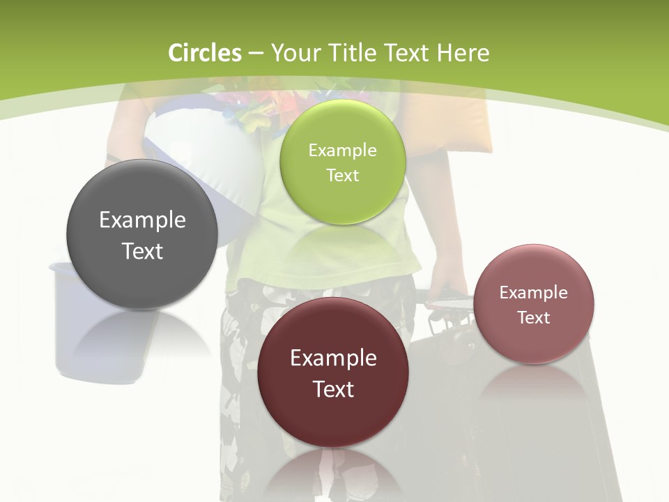 This Boy Is Ready To Go On Summer Vacation. PowerPoint Template