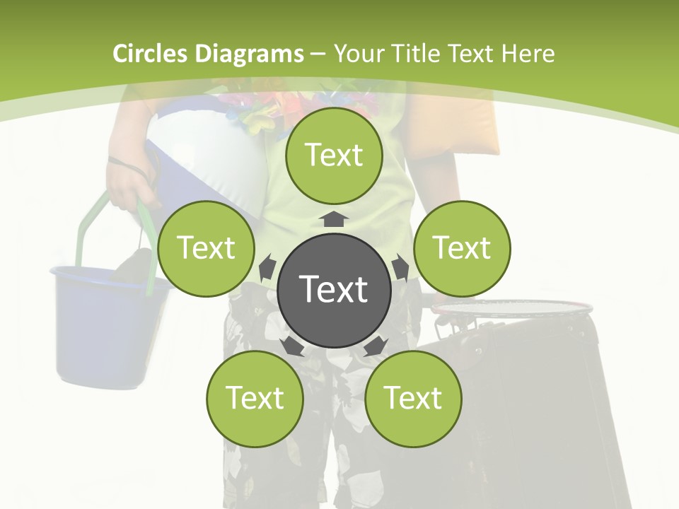 This Boy Is Ready To Go On Summer Vacation. PowerPoint Template