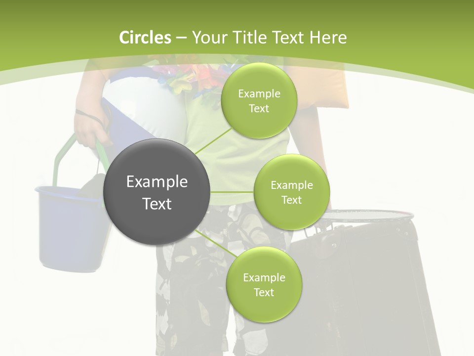 This Boy Is Ready To Go On Summer Vacation. PowerPoint Template