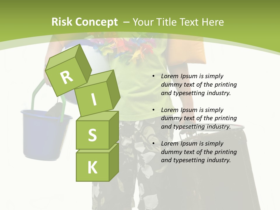 This Boy Is Ready To Go On Summer Vacation. PowerPoint Template