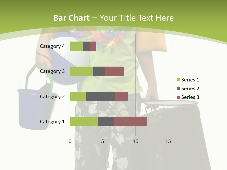 This Boy Is Ready To Go On Summer Vacation. PowerPoint Template