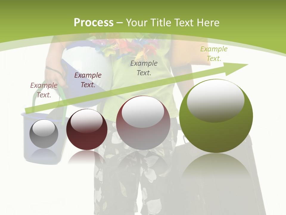 This Boy Is Ready To Go On Summer Vacation. PowerPoint Template