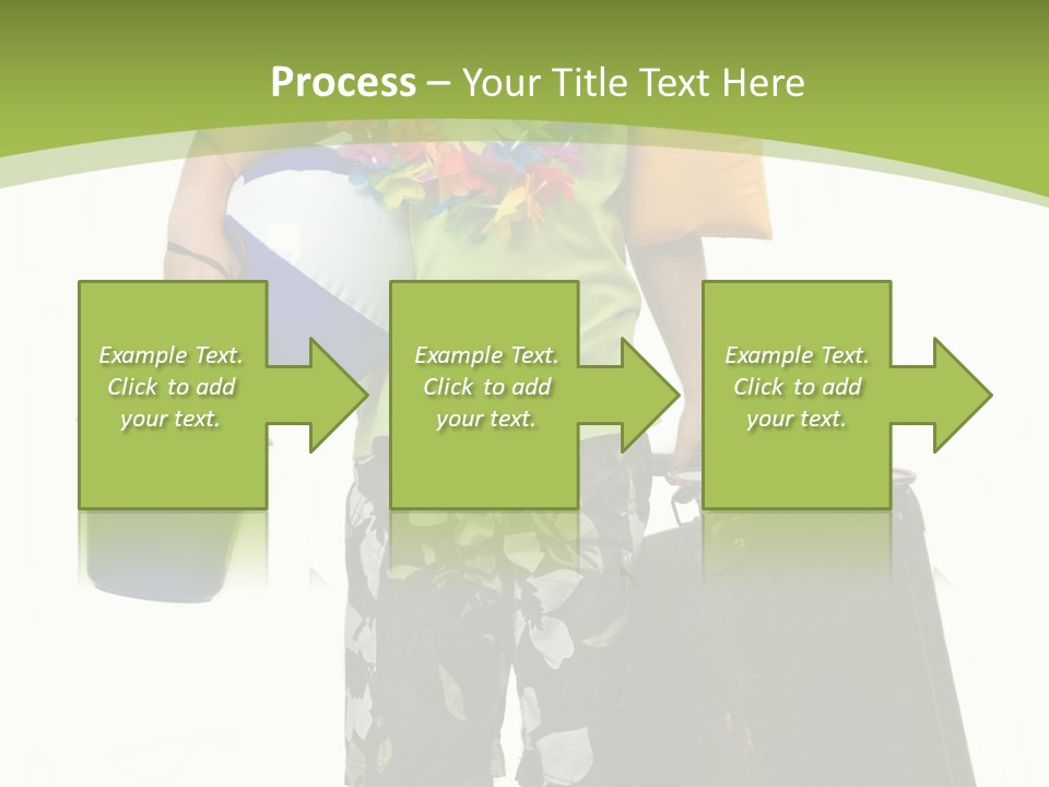 This Boy Is Ready To Go On Summer Vacation. PowerPoint Template