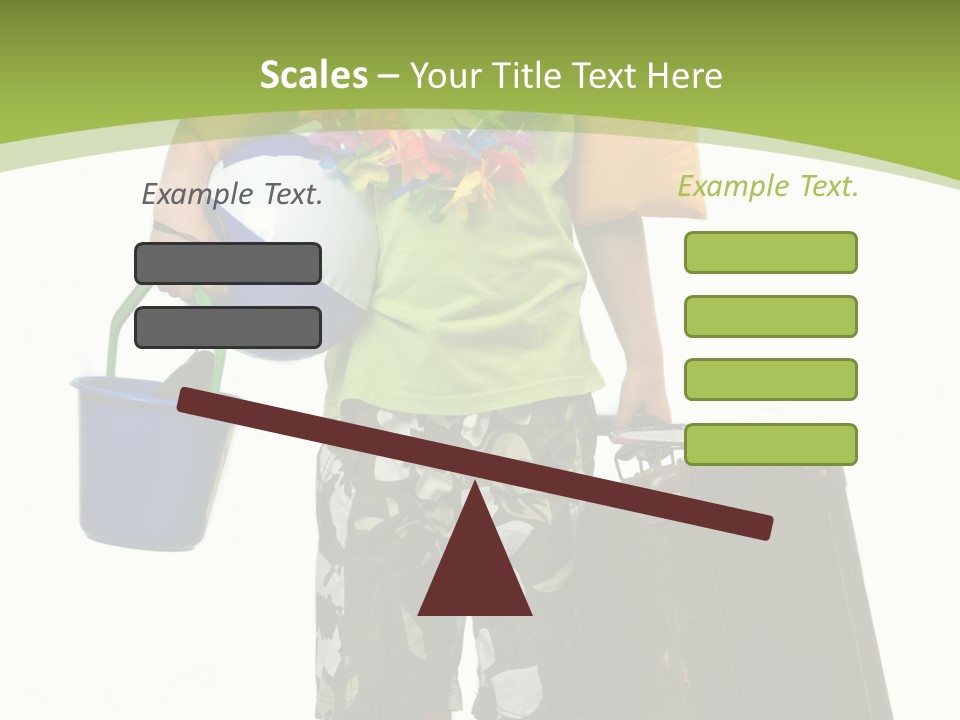 This Boy Is Ready To Go On Summer Vacation. PowerPoint Template