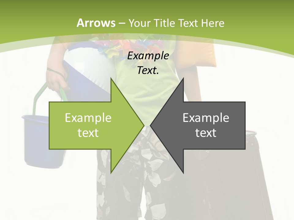 This Boy Is Ready To Go On Summer Vacation. PowerPoint Template