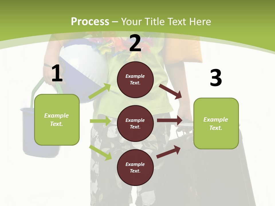 This Boy Is Ready To Go On Summer Vacation. PowerPoint Template