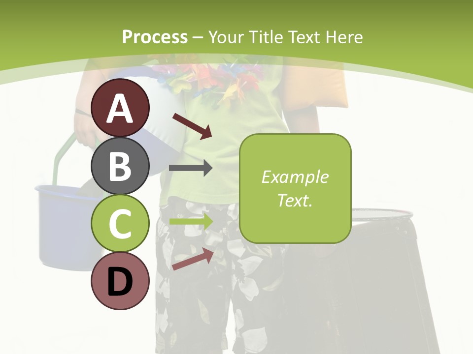 This Boy Is Ready To Go On Summer Vacation. PowerPoint Template