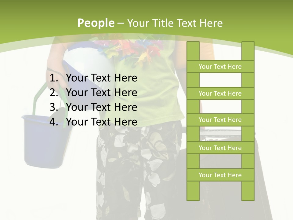 This Boy Is Ready To Go On Summer Vacation. PowerPoint Template