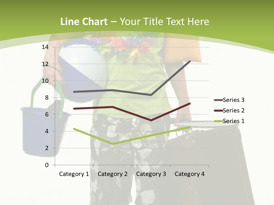 This Boy Is Ready To Go On Summer Vacation. PowerPoint Template