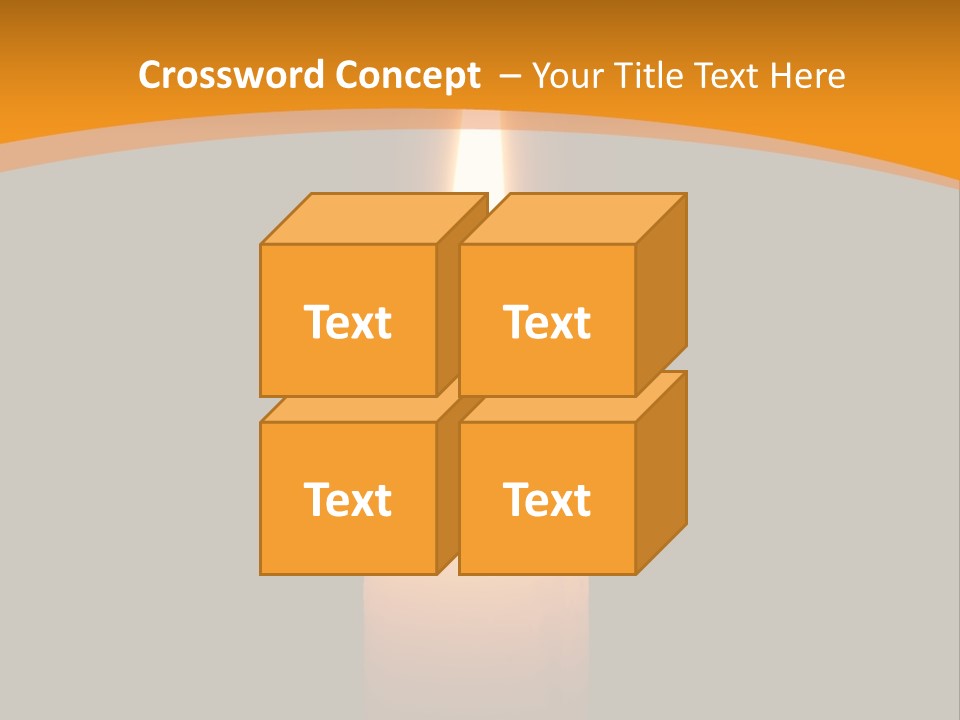 A Lit Candle With A Black Background PowerPoint Template