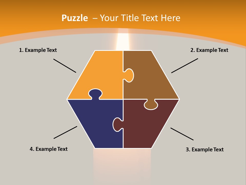 A Lit Candle With A Black Background PowerPoint Template