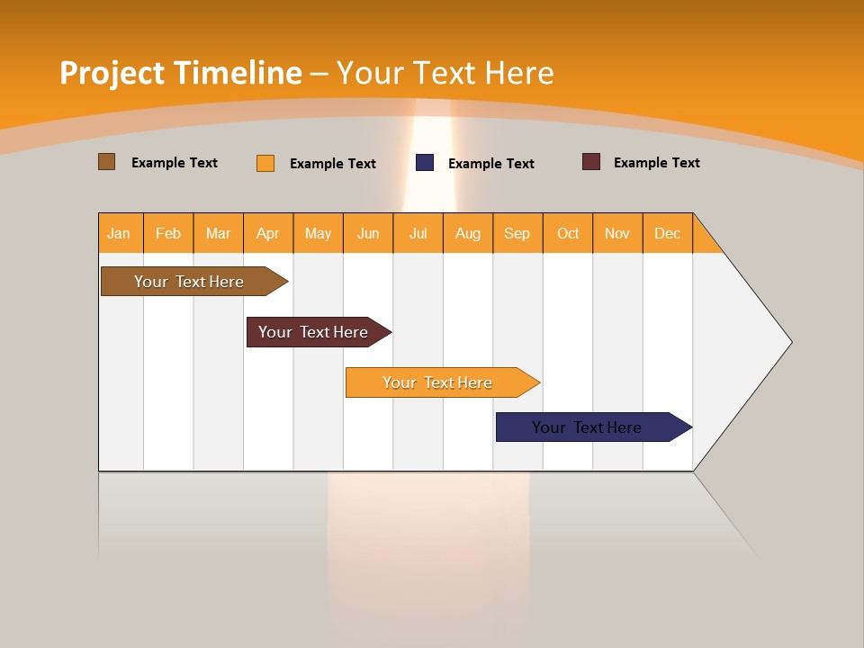 A Lit Candle With A Black Background PowerPoint Template