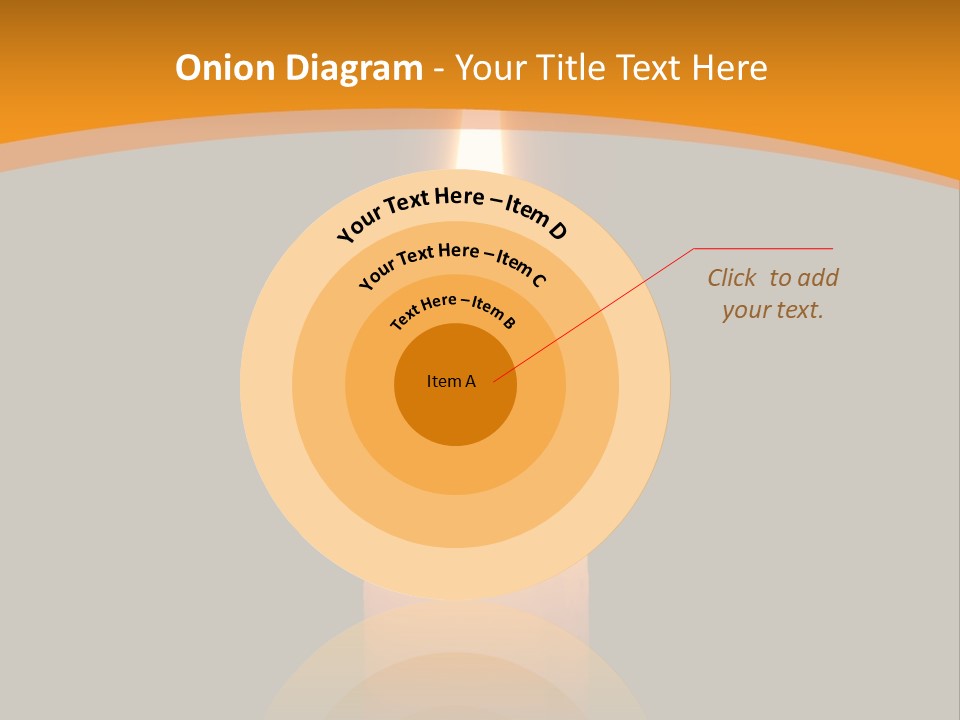 A Lit Candle With A Black Background PowerPoint Template