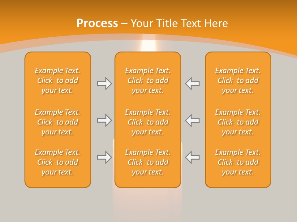A Lit Candle With A Black Background PowerPoint Template