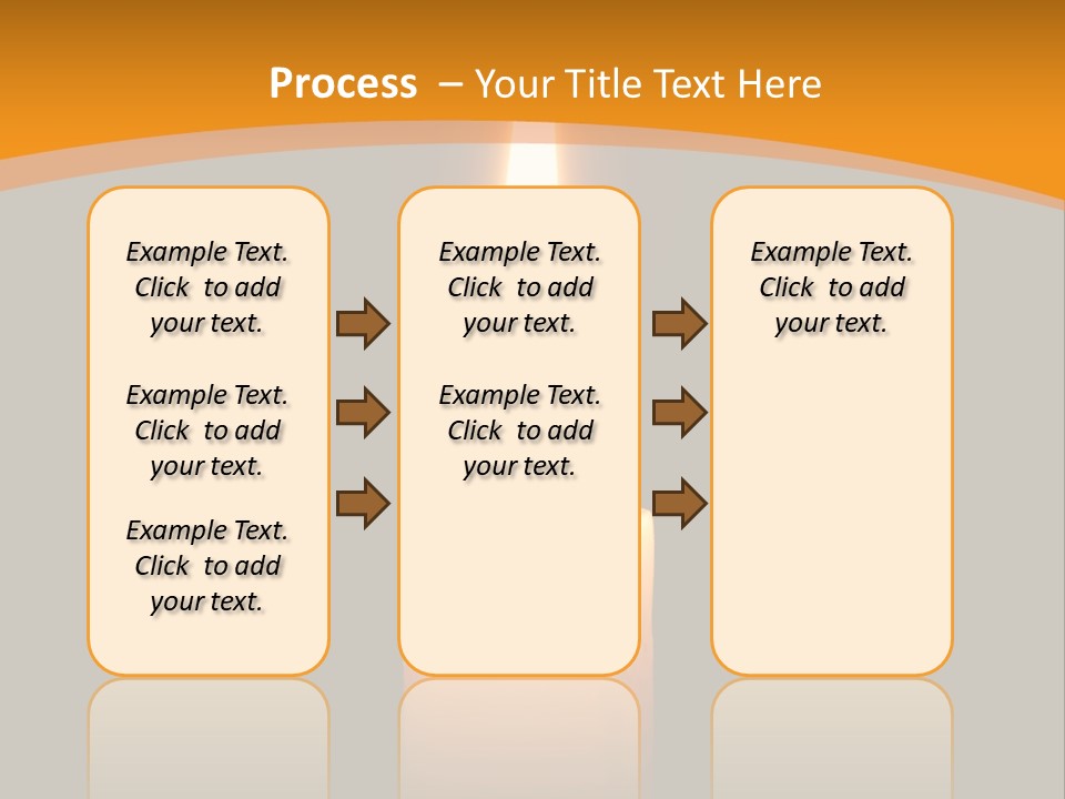 A Lit Candle With A Black Background PowerPoint Template