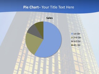 Glass Tower Building PowerPoint Template