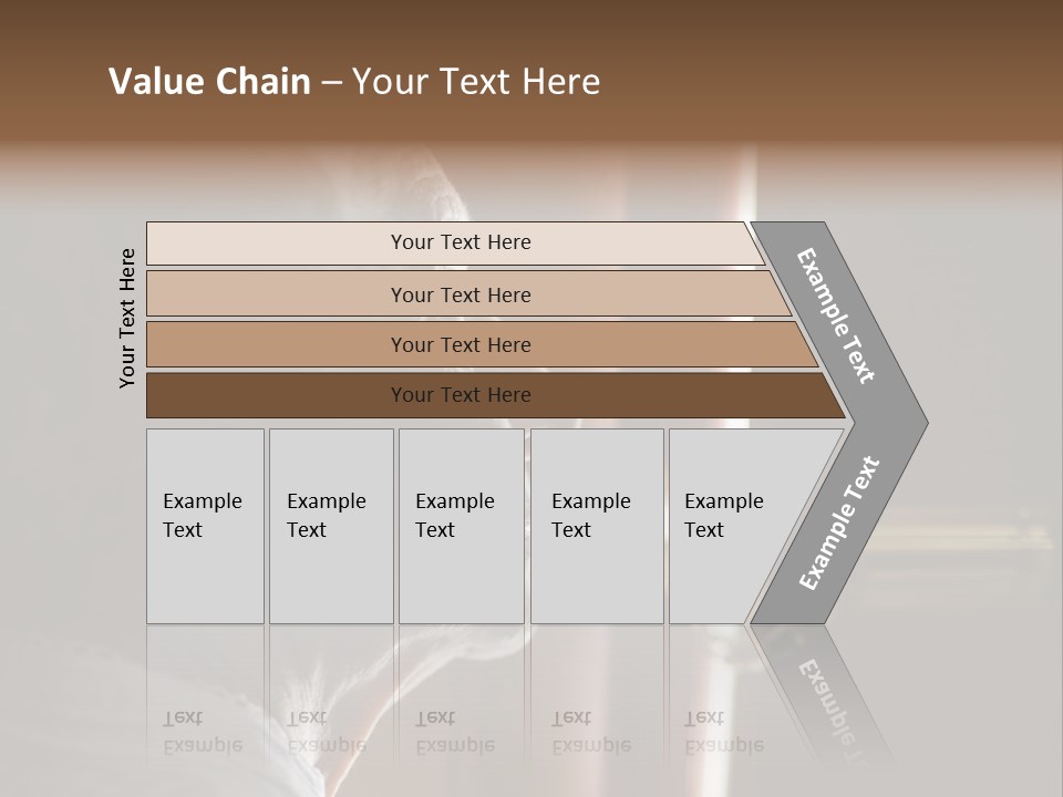 Senior Woman Using A Security Chain On Front Door PowerPoint Template