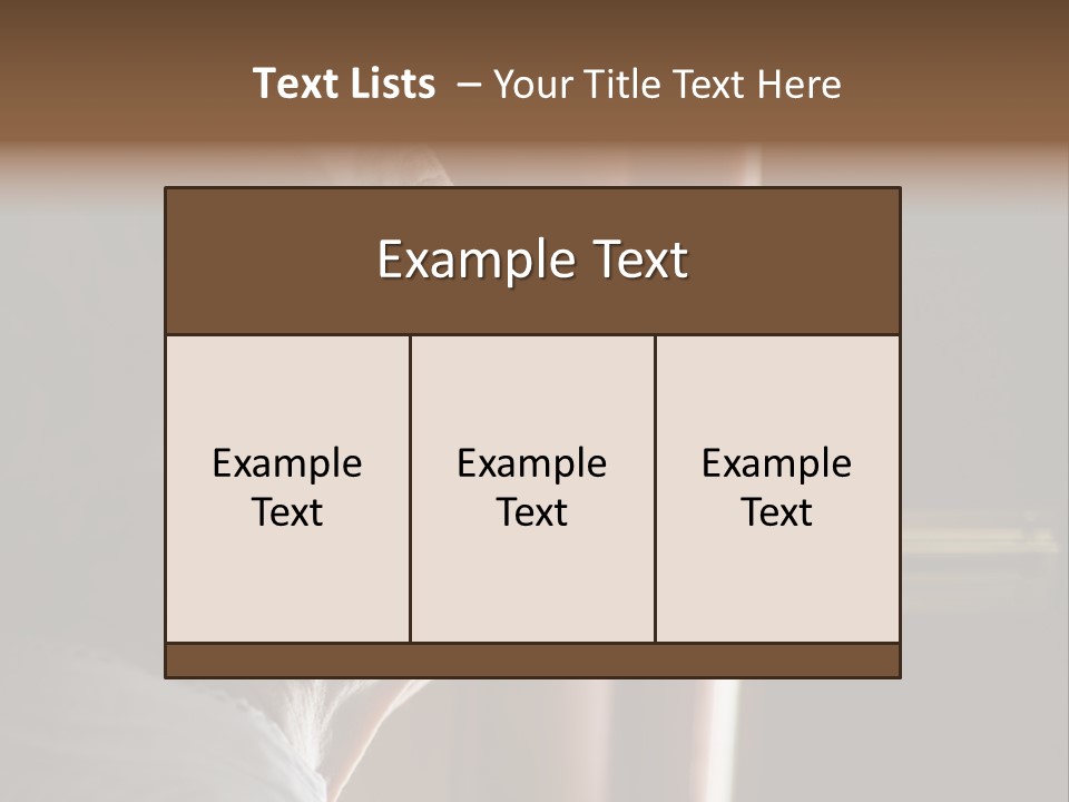 Senior Woman Using A Security Chain On Front Door PowerPoint Template