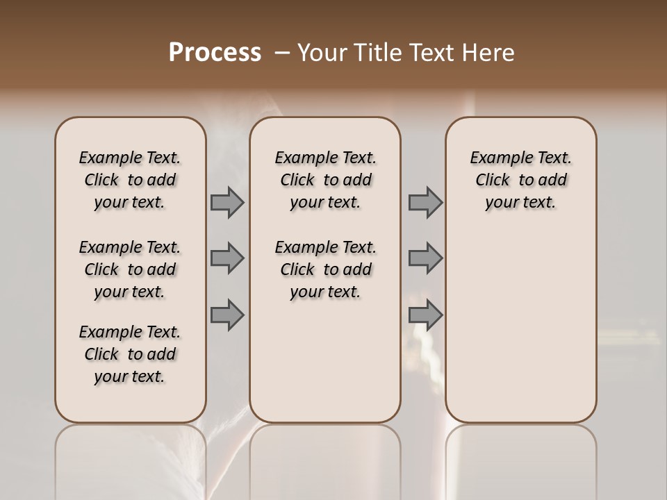 Senior Woman Using A Security Chain On Front Door PowerPoint Template