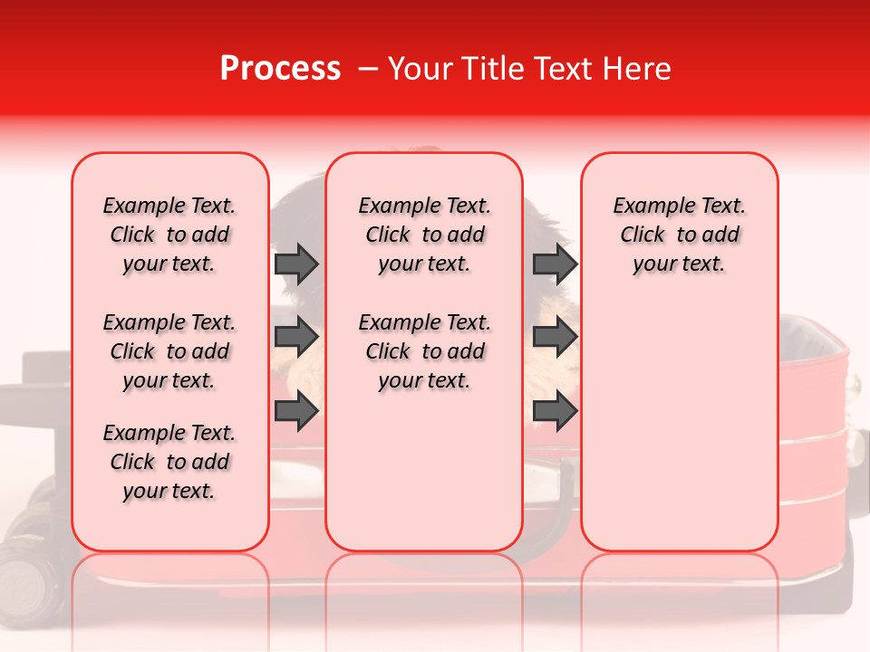 Puppy In The Suitcase PowerPoint Template