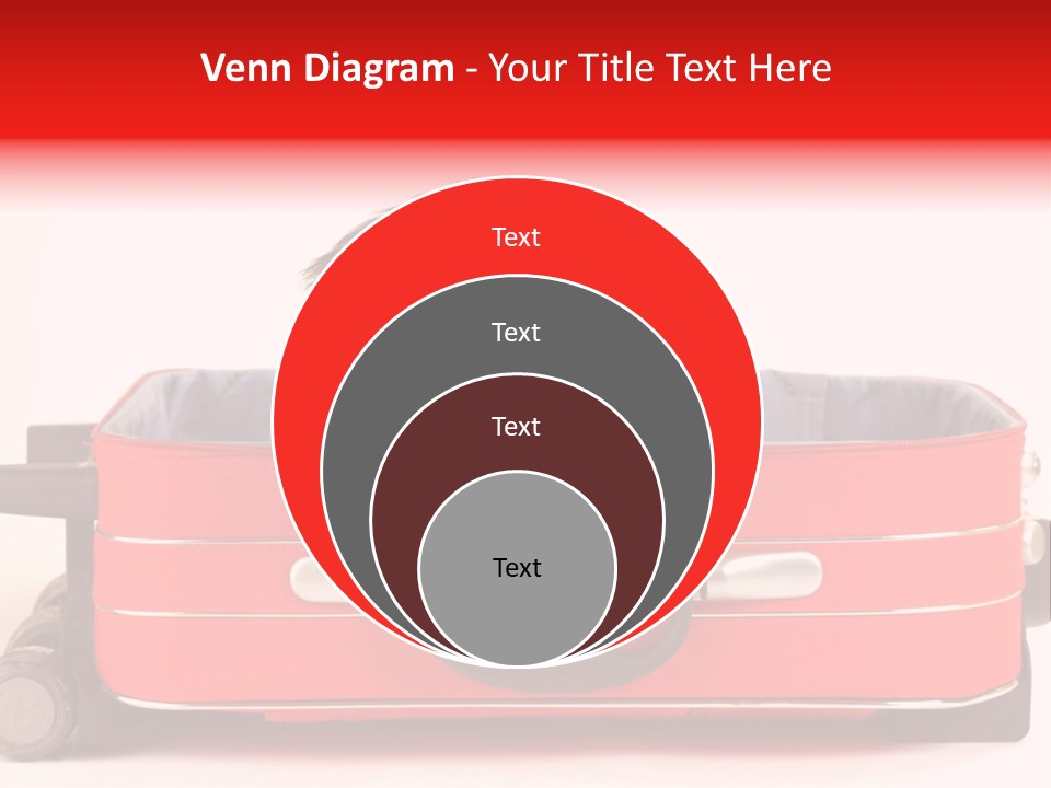 Puppy In The Suitcase PowerPoint Template