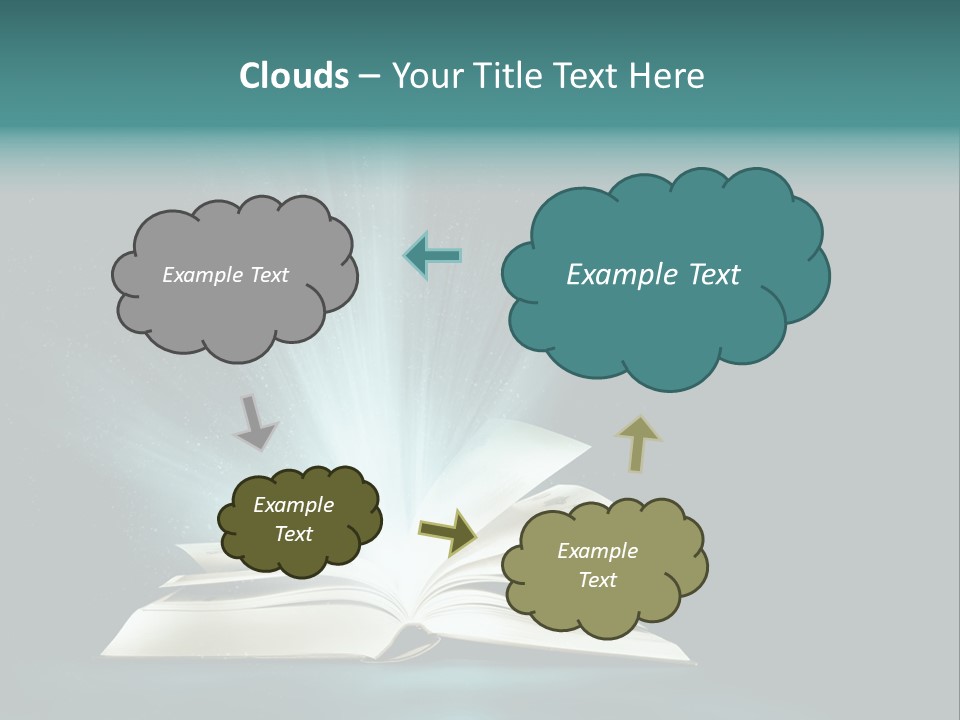 Happy Friends Smiling Outdoors In A Park - Diversity PowerPoint Template