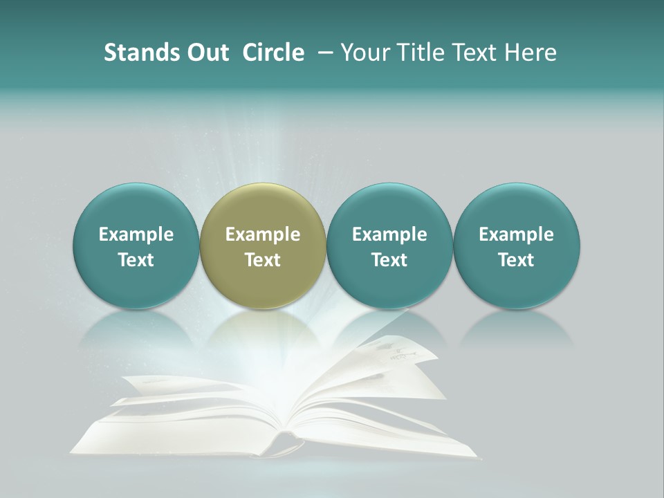 Happy Friends Smiling Outdoors In A Park - Diversity PowerPoint Template